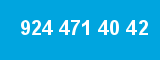 924 471 40 42 924 471 40 42